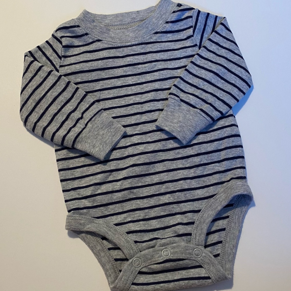 Carters 3-6 Month striped onesie
